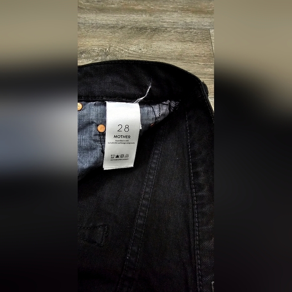 MOTHER The Tomcat Roller Fray Wide Legged Jeans-Size 28 - Picture 4 of 7